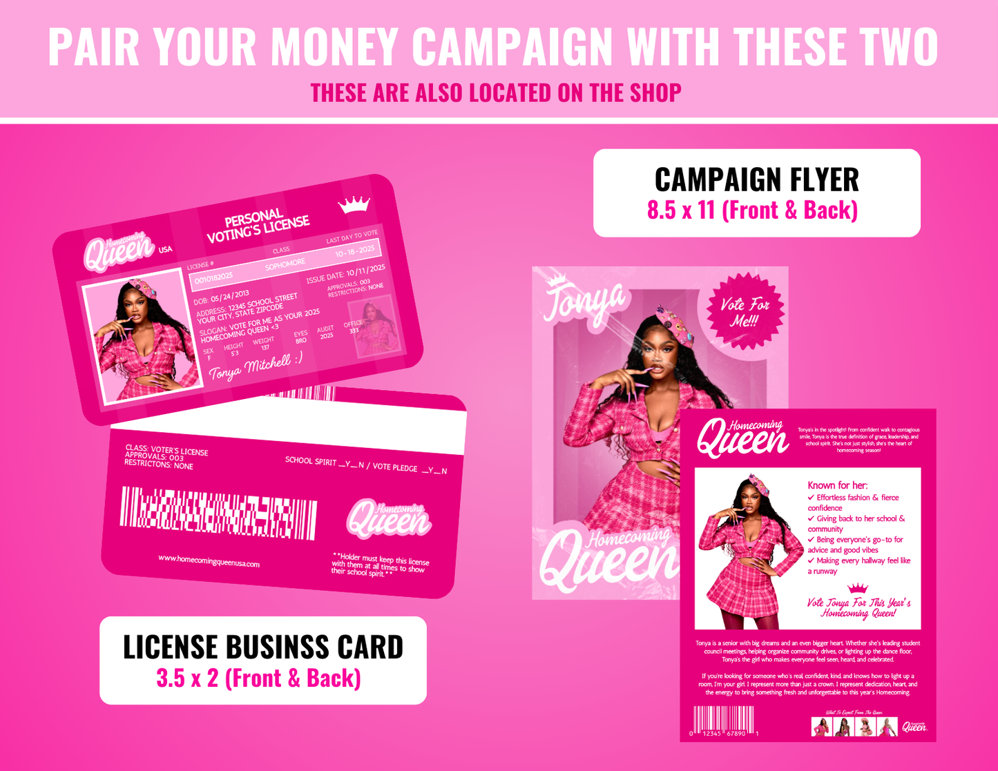 Homecoming Money Campaign | Customizable DIY HOCO Money