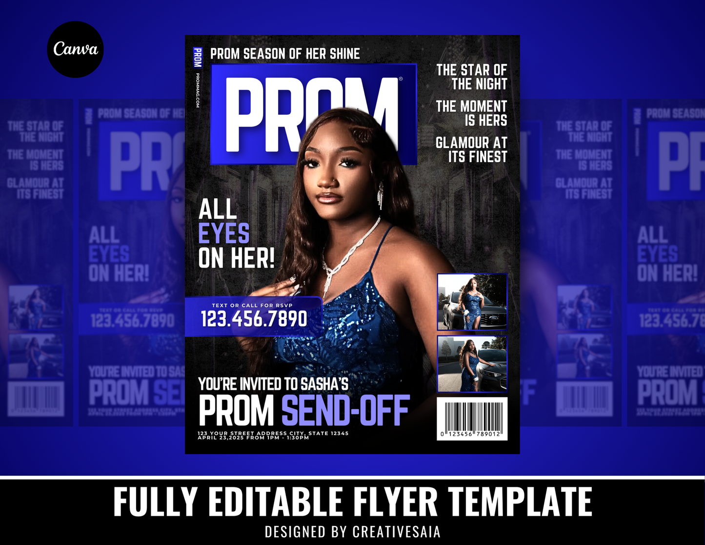 Prom Send Off Flyer | Customizable DIY Invitation Flyer