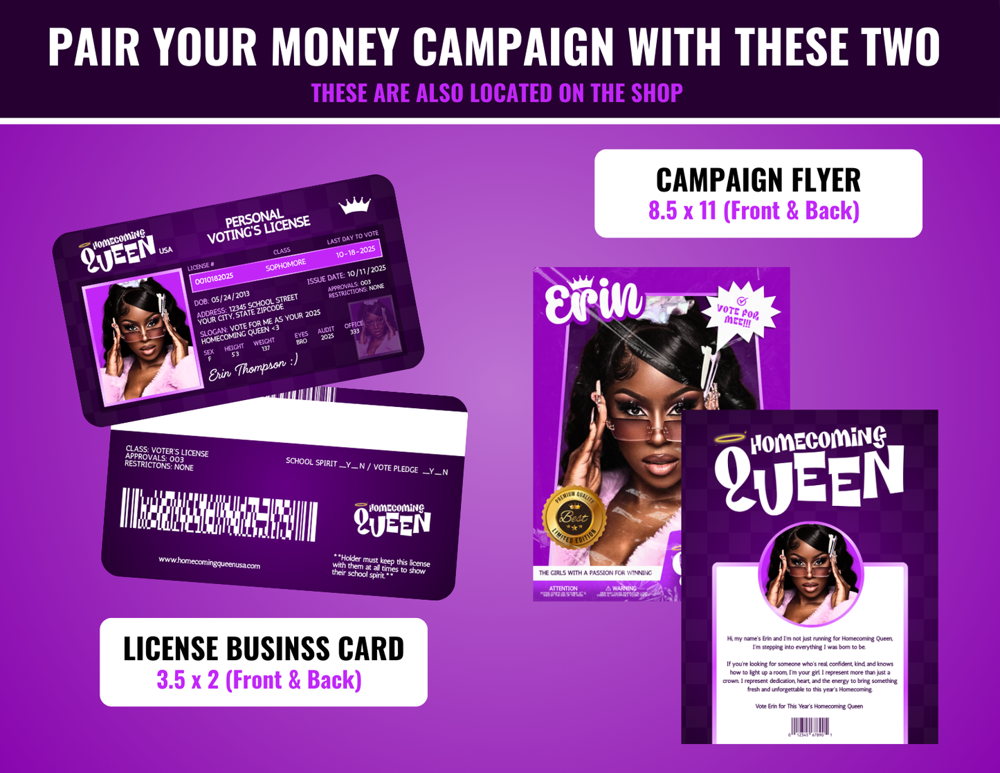 Homecoming Money Campaign | Customizable DIY HOCO Money