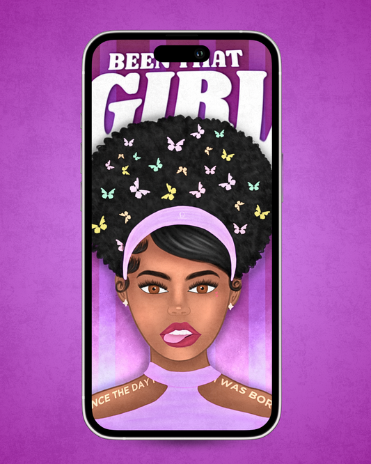 Been That Girl Wallpaper - Purple