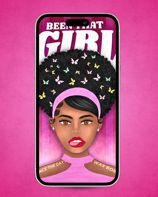 Been That Girl Wallpaper - Pink