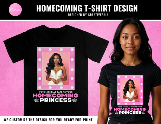 Homecoming T-Shirt Design | We Customize For You | Sublimation, DTF, DTG