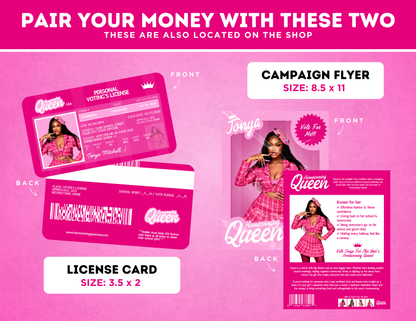 Homecoming Money Campaign | Customizable DIY HOCO Money | Barbie Themed