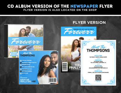 Wedding CD Album | Customizable DIY Wedding CD Album | Limited Edition Album