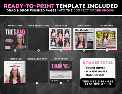 Graduation CD Album | Customizable DIY Grad CD Album | Limited Edition Album