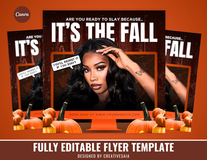 Fall Season Bookings | Customizable DIY Booking Flyer