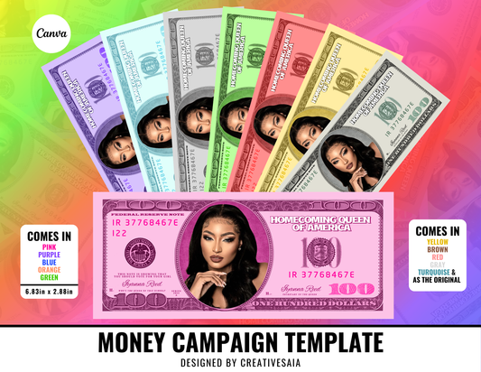 Homecoming Money Campaign | Customizable DIY HOCO Money