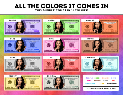 Homecoming Money Campaign | Customizable DIY HOCO Money | 11 Colors Included
