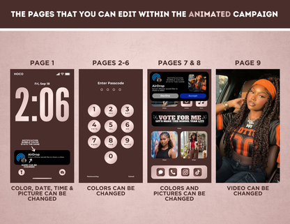 Homecoming Animated Campaign | Customizable DIY Campaign | Airdrop