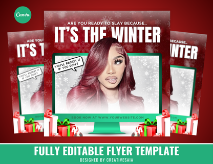 Winter Season Bookings | Customizable DIY Booking Flyer