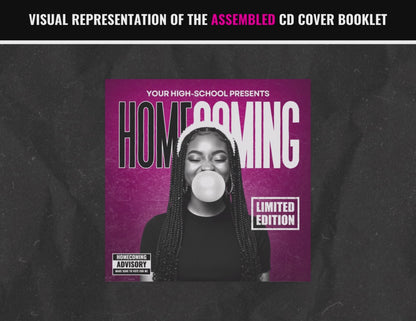 Homecoming CD Album | Customizable DIY HOCO CD | Limited Edition Album