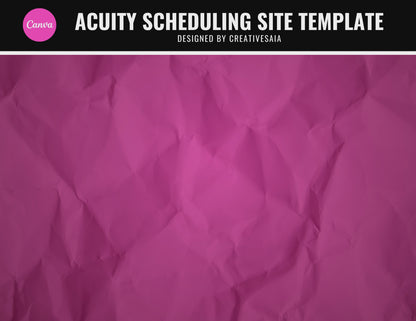 Hairstylist Acuity Scheduling Template | Customizable DIY Acuity Site