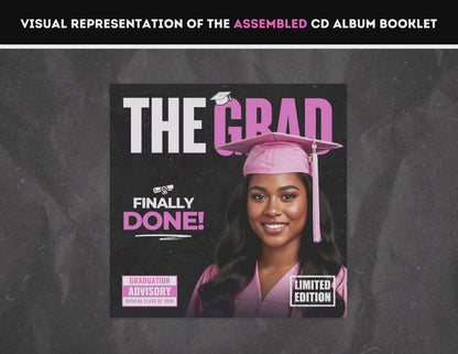 Graduation CD Album | Customizable DIY Grad CD Album | Limited Edition Album