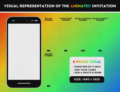 Graduation Animated Invitation | Customizable DIY Invitation | Search Engine | Google Inspired