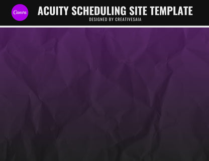 Nail Tech Acuity Scheduling Template | Customizable DIY Acuity Site