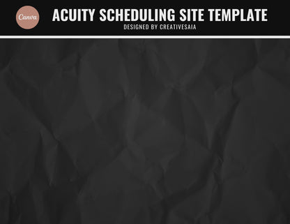 Beauty Acuity Scheduling Template | Customizable DIY Acuity Site