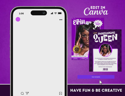 Homecoming Flyer | Customizable DIY HOCO Flyer | Front + Back | Limited Edition | Bratz Themed